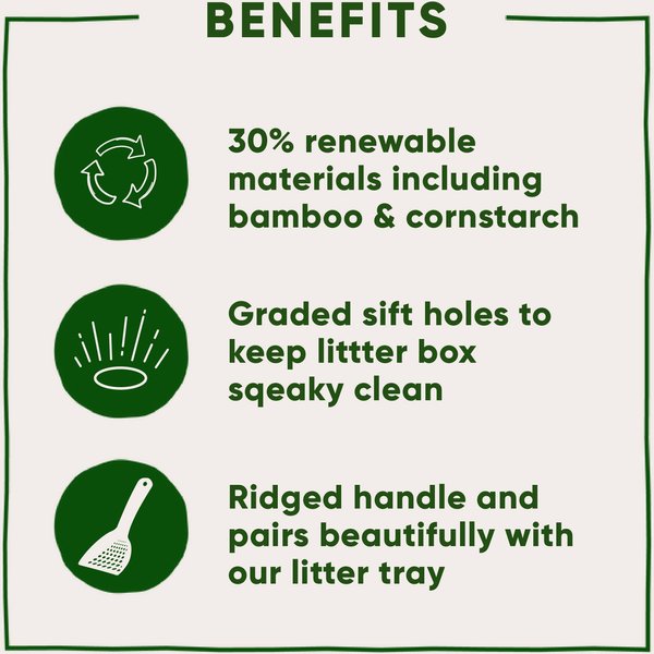Show full view: Beco Pets Cat Litter Scoop, Natural slide 4 of 7