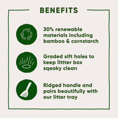 Show full view: Beco Pets Cat Litter Scoop, Natural slide 5 of 8