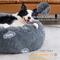 Show in main carousel: Bedsure Calming Fluffy Plush Faux Fur Orthopedic Anti-Slip Donut Dog & Cat Bed, Dark Grey, Large slide 3 of 8
