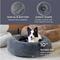 Show in main carousel: Bedsure Calming Fluffy Plush Faux Fur Orthopedic Anti-Slip Donut Dog & Cat Bed, Dark Grey, Large slide 2 of 8