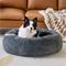 Show in main carousel: Bedsure Calming Fluffy Plush Faux Fur Orthopedic Anti-Slip Donut Dog & Cat Bed, Dark Grey, Large slide 4 of 8