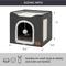 Show in main carousel: Bedsure Cat Cave with Fluffy Ball & Scratch Pad Plush Sherpa Foldable Cat House, Single, Dark Grey slide 3 of 7