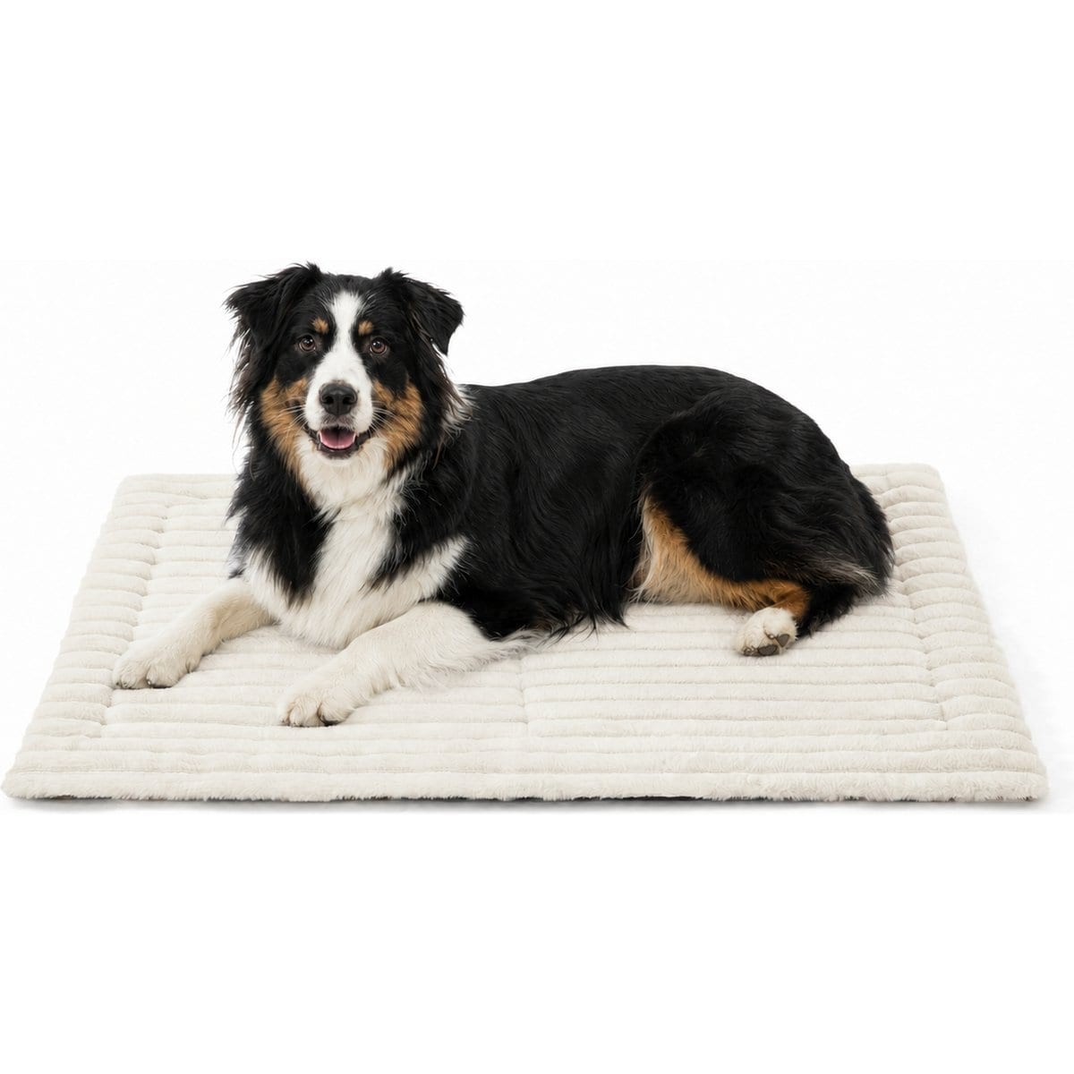 Bedsure ComfyFleece Self Warming Dog & Cat Mat, Beige, X-Large