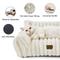 Show in main carousel: Bedsure Corduroy Fleece Dog Sofa Bed with Removable Cover, Cream, Small slide 5 of 8
