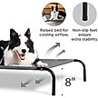 Show in main carousel: Bedsure Indoor & Outdoor Mesh Hammock with Skid-Resistant Feet Elevated Dog & Cat Bed, Grey, X-Large slide 2 of 9