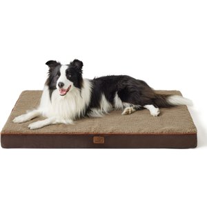 Bedsure Orthopedic Waterproof Dog & Cat Bed, Brown, X-Large