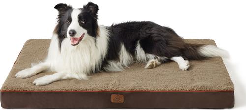 Show full view: Bedsure Orthopedic Waterproof Dog & Cat Bed, Brown, X-Large slide 1 of 8