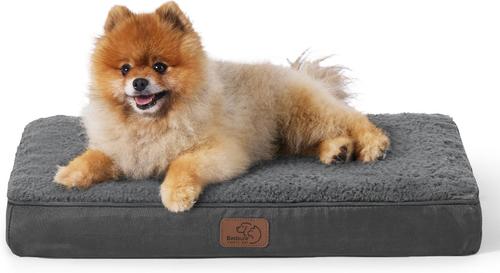 Show full view: Bedsure Orthopedic Waterproof Dog & Cat Bed, Dark Grey, Small slide 1 of 8