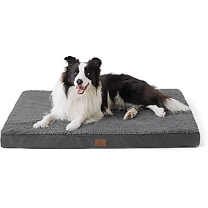 Bedsure Orthopedic Waterproof Dog & Cat Bed, Dark Grey, X-Large