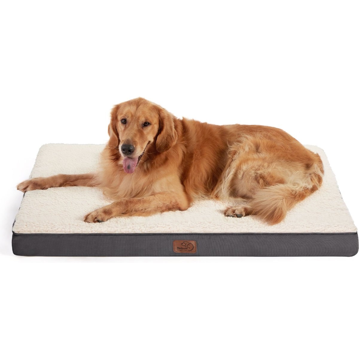 Bedsure Orthopedic Waterproof Dog & Cat Bed, Grey, X-Large