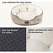 Show in main carousel: Bedsure Round Orthopedic Bolster Anti-Slip Puppy & Kitten Bed with Washable Pillow Cushion, Camel, Medium slide 4 of 10