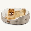 Show in main carousel: Bedsure Round Orthopedic Bolster Anti-Slip Puppy & Kitten Bed with Washable Pillow Cushion, Camel, Medium slide 5 of 10