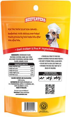Show full view: Beefeaters Chicken Grillers Jerky Dog Treat, 2.22-oz bag, case of 12 slide 3 of 3