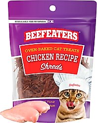 Beefeaters Chicken Shreds Dehydrated Cat Treat, 1.41-oz bag, case of 12