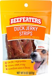 Beefeaters Duck Strips Jerky Dog Treats, 8-oz bag
