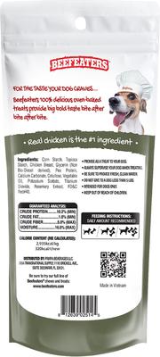 Show full view: Beefeaters Large Knotted Chicken Rawhide Free Bone Dog Treat, 2.32-oz bag, case of 12 slide 3 of 3