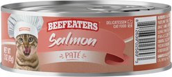Beefeaters Salmon Pate Wet Cat Food, 3-oz can, case of 24