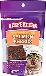 Beefeaters Salmon Shreds Dehydrated Cat Treat, 1.41-oz, case of 12