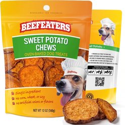 Beefeaters Sweet Potato Natural Dog Chew Treats, 12-oz bag