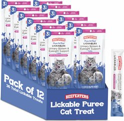 Beefeaters Urinary Support Grain-Free Tuna Cat Treats, 1.59-oz pouch, case of 12