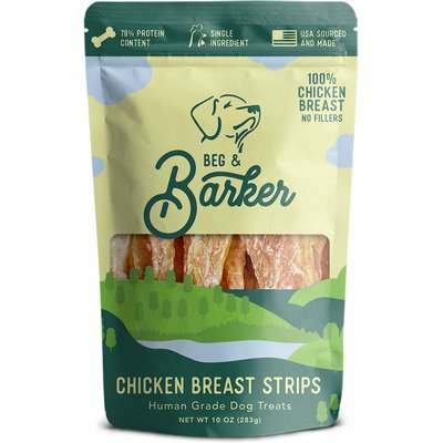 Beg & Barker Beg & Barker Chicken Breast Strips Dog Jerky Treats, 10-oz bag