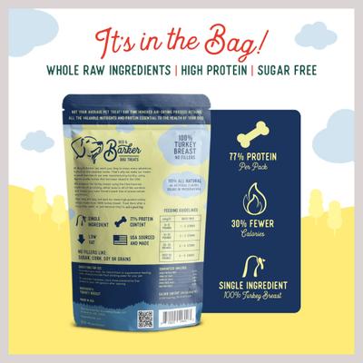 Show full view: Beg & Barker Double Turkey Strips Dog Jerky Treats, 10-oz bag, case of 2 slide 3 of 10