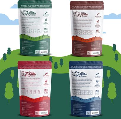 Show full view: Beg & Barker The Farmyard & Pasture Variety Whole Chicken Turkey & Beef Chips Natural Single Ingredient Dog Treats, 8-oz bag, case of 4 slide 3 of 11