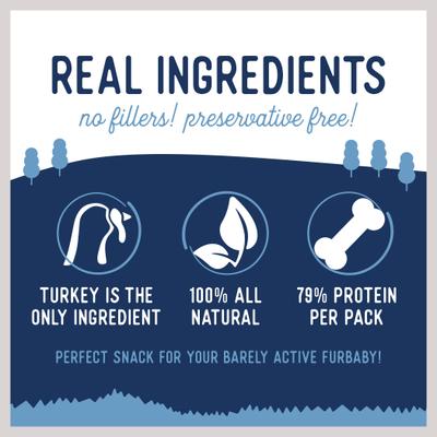 Show full view: Beg & Barker Turkey Breast Strips Dog Jerky Treats, 10-oz bag slide 7 of 11