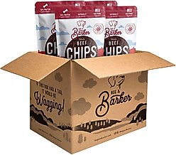 Beg & Barker Whole Beef Chips Natural Single Ingredient Dog Treats, 3.5-oz, case of 4