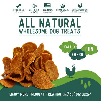 Show full view: Beg & Barker Whole Chicken Chips All Natural Single Ingredient Dog Treats, 8-oz bag slide 4 of 12