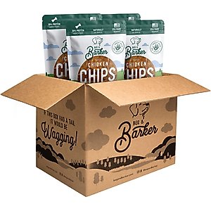 Beg & Barker Whole Chicken Chips Natural Single Ingredient Dog Treats, 3.5-oz, case of 4