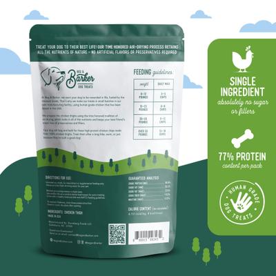 Show full view: Beg & Barker Whole Chicken Chips Natural Single Ingredient Dog Treats, 3.5-oz, case of 4 slide 3 of 11