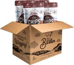 Beg & Barker Whole Pork Chips Natural Single Ingredient Dog Treats, 3.5-oz, case of 4