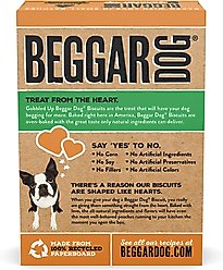 Beggar Dog Gobbled Up Turkey Meal & Brown Rice Crunchy Dog Treats, 16-oz box slide 2 of 8