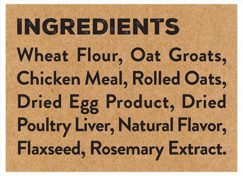 Show full view: Beggar Dog Original Recipe Chicken Meal & Oats Crunchy Biscuit Dog Treats, 16-oz box slide 5 of 10
