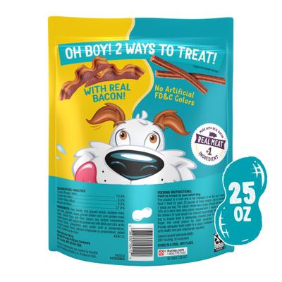 Show full view: Beggin' Flavor Stix & Strips with Bacon & Peanut Butter Flavor Soft & Chewy Dog Treats, 25-oz pouch slide 3 of 13