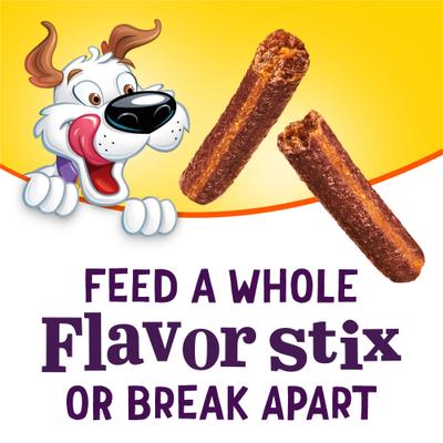 Show full view: Beggin' Flavor Stix with Bacon & Cheddar Jack Flavor Soft & Chewy Dog Treats, 25-oz pouch slide 8 of 12