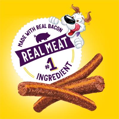 Show full view: Beggin' Flavor Stix with Bacon & Cheddar Jack Flavor Soft & Chewy Dog Treats, 25-oz pouch slide 5 of 12