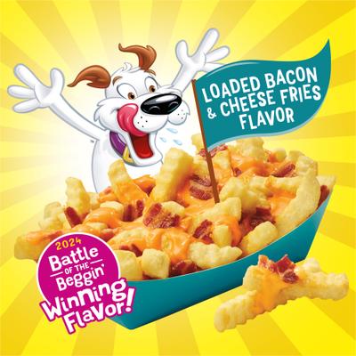 Show full view: Beggin' Loaded Bacon & Cheese Fries Flavor Soft & Chewy Dog Treats, 25-oz pouch slide 4 of 10