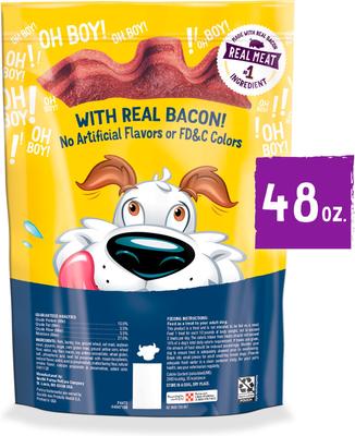Show full view: Beggin' Strips Real Meat with Bacon & Beef Flavored Dog Treats, 48-oz pouch slide 3 of 11