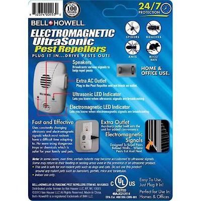 Show full view: Bell + Howell Electromagnetic Ultrasonic Pest Repeller slide 3 of 6