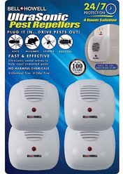 Bell + Howell Ultrasonic Pest Repellers, 4 pack slide 1 of 3