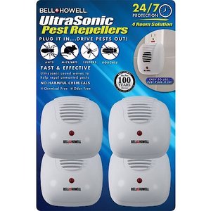 Bell + Howell Ultrasonic Pest Repellers, 4 pack