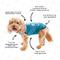 Show in main carousel: BellyGuard Recovery Suit Post-Surgery Dog Onesie, Blue, Medium slide 8 of 10