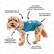 Show in main carousel: BellyGuard Recovery Suit Post-Surgery Dog Onesie, Blue, Small slide 7 of 9
