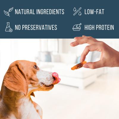 Show full view: Beloved Pets All Natural Sweet Potato & Chicken Wraps Human Grade Grain-Free & High-Protein Jerky Dog Treats, 1.5-lb bag slide 4 of 10