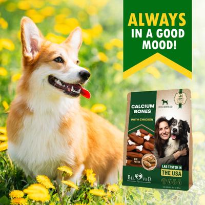 Show full view: Beloved Pets Calcium Bones Wrapped Chicken & Rawhide-Free Natural Grain-Free Meat with Chicken Dog Treats, 10.6-oz bag slide 7 of 10