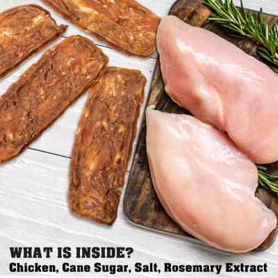 Show full view: Beloved Pets Chicken Jerky Fillets Grain-Free High-Protein Human Grade Natural Dog Treats, 1.5-lb bag slide 5 of 9