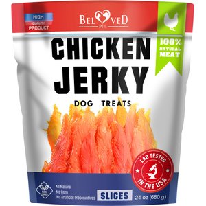 Beloved Pets Chicken Jerky Slices Grain-Free High-Protein Natural Dog Treats, 1.5-lb bag