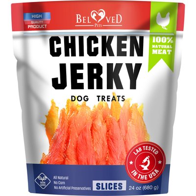 Beloved Pets Beloved Pets Chicken Jerky Slices Grain-Free High-Protein Natural Dog Treats, 1.5-lb bag